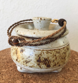 Karen Keenan Hairwork Jewelry and pottery