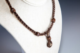 Karen Keenan Hairwork Jewelry Necklace 2025 side view