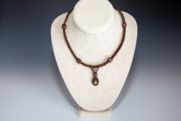 Karen Keenan Hairwork Jewelry Necklace 2025 front view
